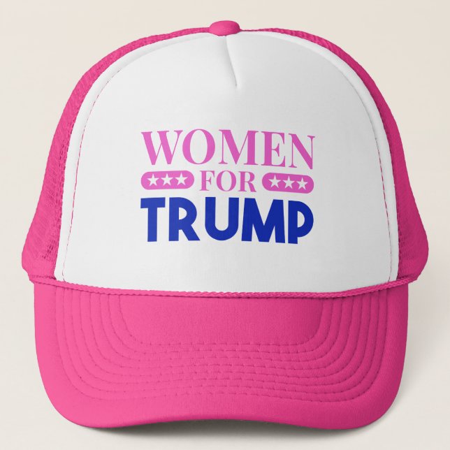 Donald Trump - Women For Trump Trucker Hat (Front)