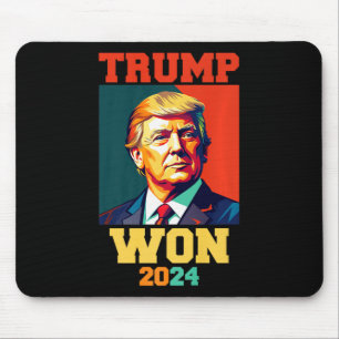 Donald Trump Won 2024 Election Inauguration Men Wo Mouse Mat