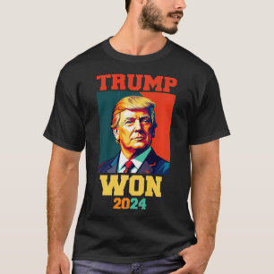 Donald Trump Won 2024 Election Inauguration Men Wo T-Shirt