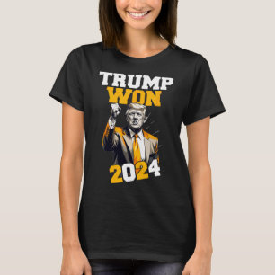 Donald Trump Won 2024 Election Inauguration Men Wo T-Shirt