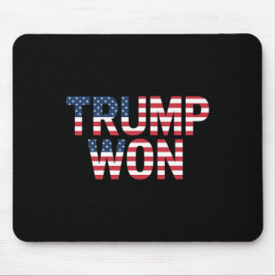 Donald Trump Won 2024 Election Republican Win Trum Mouse Mat