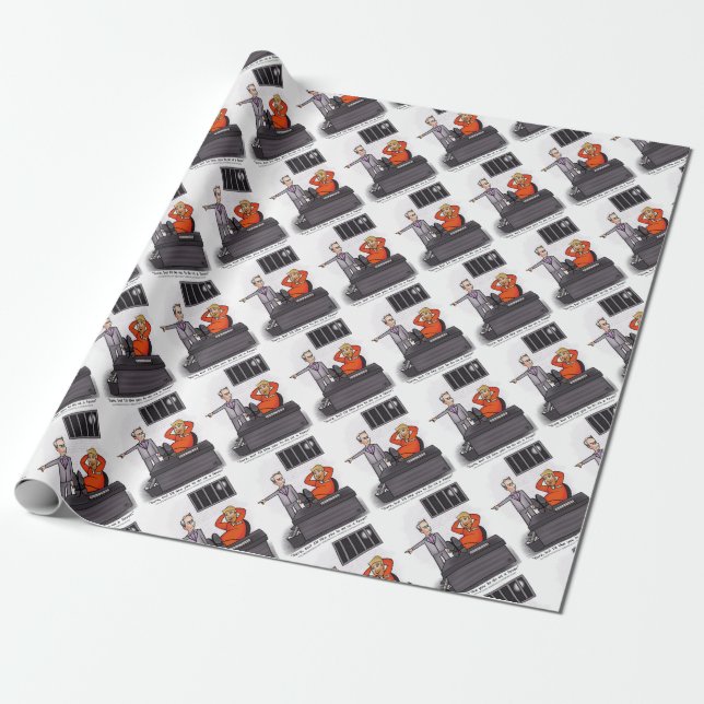 Donald Trump Wrapping Paper (Unrolled)