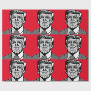 DONALD TRUMP WRAPPING PAPER