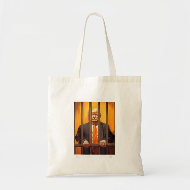 Donald Trump Years In Jail Tote Bag (Front)