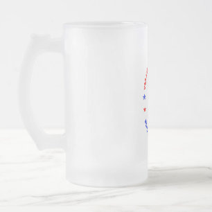 DONALD TRUMP- YES I’M A TRUMP GIRL FROSTED GLASS BEER MUG
