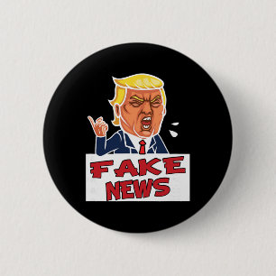 Donald Trump You Are Fake News  6 Cm Round Badge