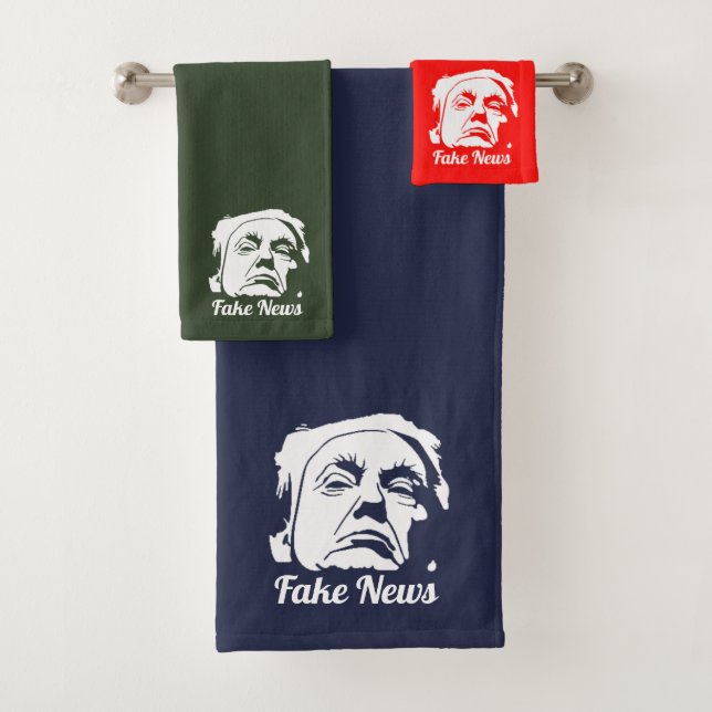 Donald Trump Your Trumpism and Colour Bath Towel Set (Insitu)