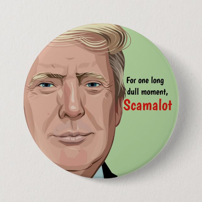 Donald Trump, Your'e No Jack Kennedy 7.5 Cm Round Badge (Front)