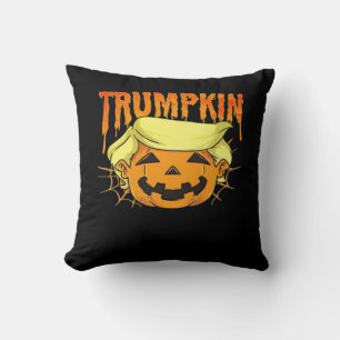 Donald Trumpkin Funny President Party Halloween Cl Cushion