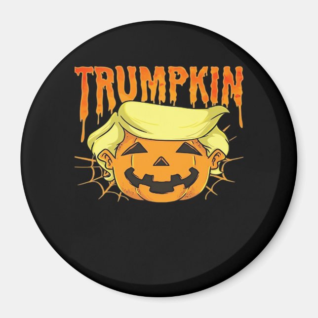 Donald Trumpkin Funny President Party Halloween Cl Magnet (Front)
