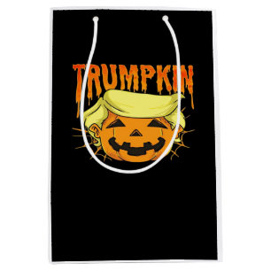 Donald Trumpkin Funny President Party Halloween Cl Medium Gift Bag