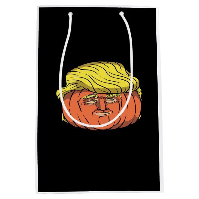 Donald Trumpkin  Pumpking Medium Gift Bag (Front)
