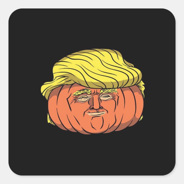 Donald Trumpkin  Pumpking Square Sticker (Front)