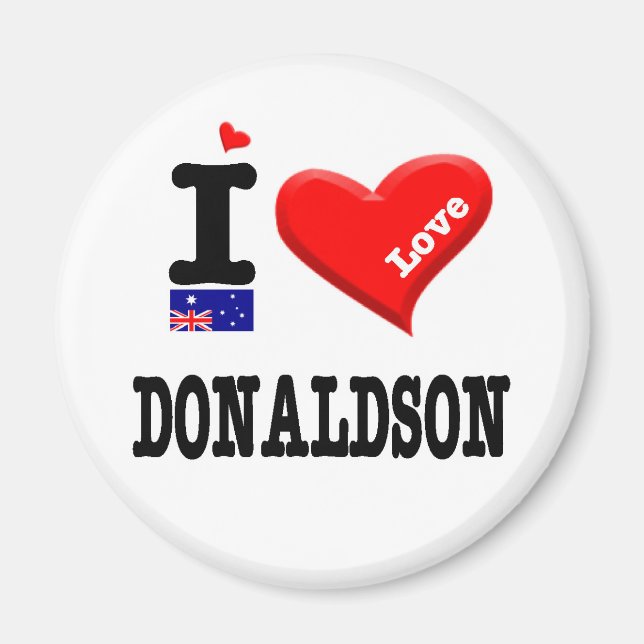DONALDSON - I Love Magnet (Front)