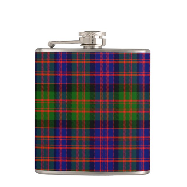 Donaldson Scottish Tartan Hip Flask (Front)