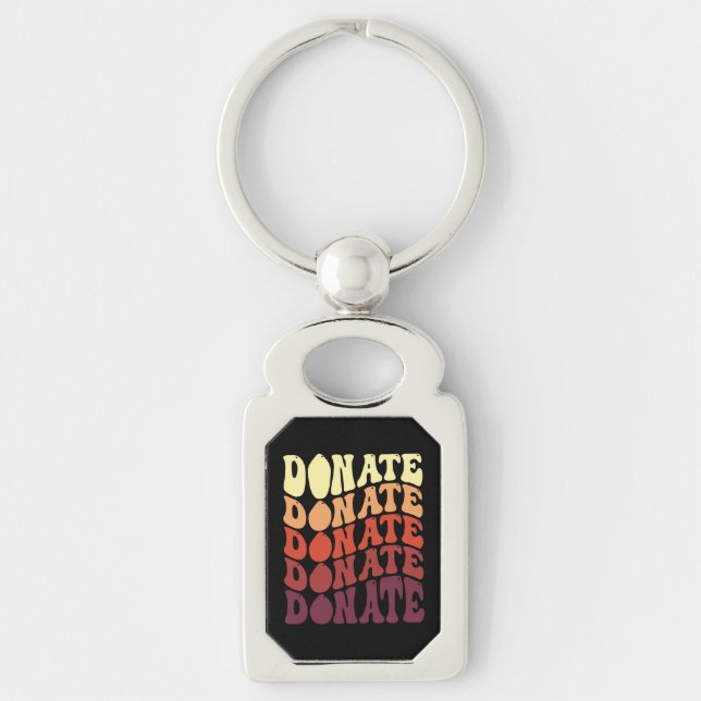 Donate Blood Donate Life Blood & Plasma Donor  Key Ring (Front)