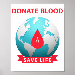 Donate blood poster