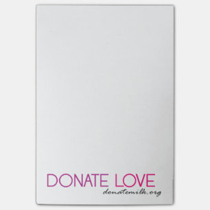 Donate Love Post-it Notes