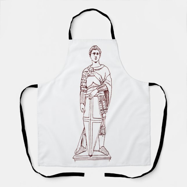 Donatello’s Saint George - Renaissance Sculpture Apron (Front)