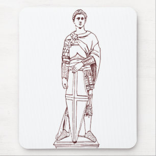Donatello’s Saint George - Renaissance Sculpture Mouse Mat