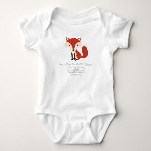 Donating Breastmilk is Foxy One Piece Baby Bodysuit
