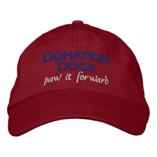 Donation Dogs (paw it forward) Hat Red