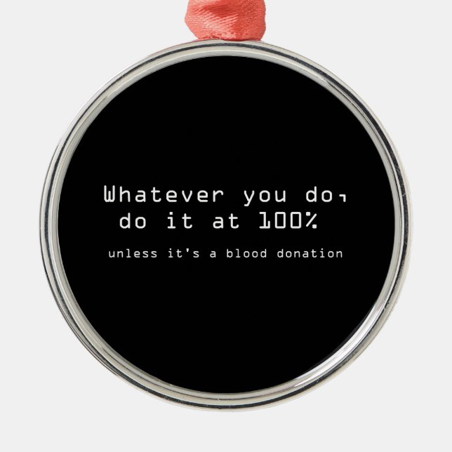 donation metal tree decoration (Front)