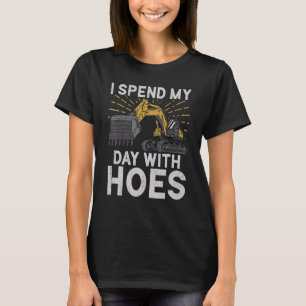 Donation My Day With Hoes Construction Worker & Co T-Shirt