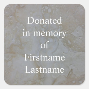 Donation  Sticker Stone