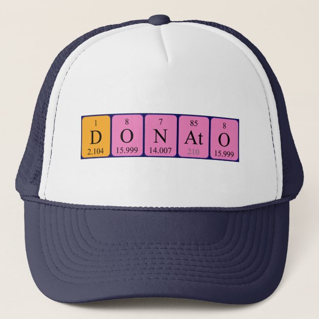 Donato periodic table name hat (Front)