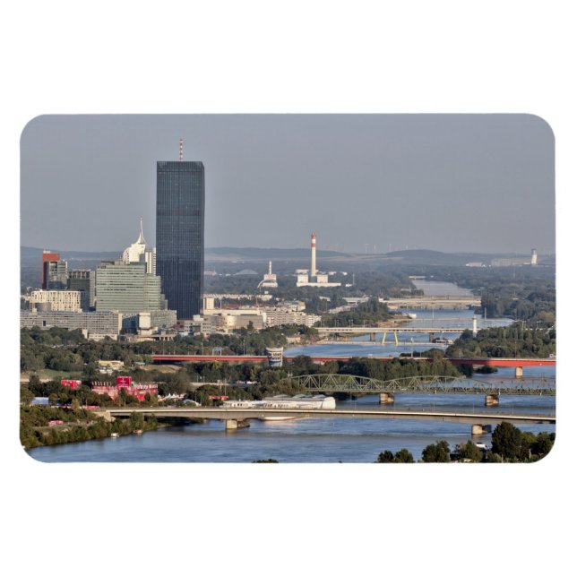 Donaucity, Vienna Austria Magnet (Horizontal)
