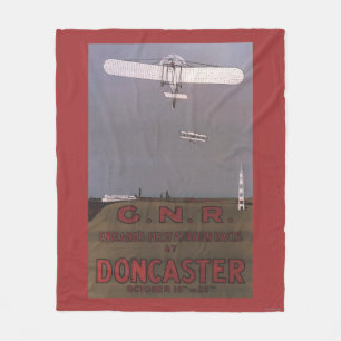 Doncaster, England - First Aviation Races Fleece Blanket