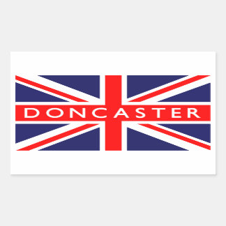 Doncaster UK Flag Rectangular Sticker
