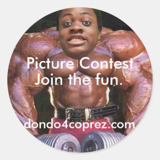 Dondo Buff Classic Round Sticker