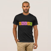 Dondre periodic table name shirt (Front Full)