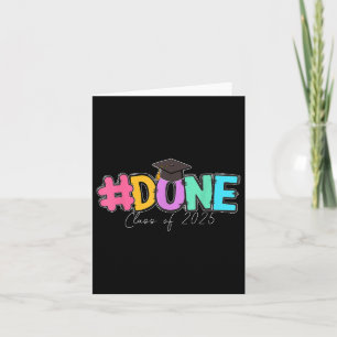 #done Cl Of 2025 Senior School Graduation Family G Card