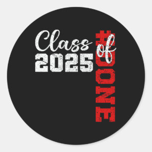 #done Cl Of 2025 - Vintage Graduation For Her Him Classic Round Sticker