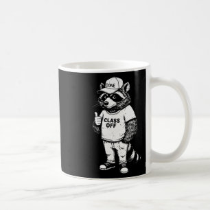 Done Cl Off Funny Racoon Graduation For Student T Coffee Mug