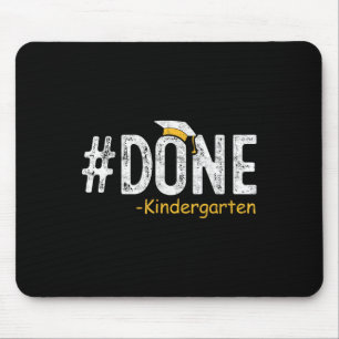 Done Kindergarten Graduation 2025 Gifts Teacher La Mouse Mat
