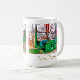 DONE PLOWING COFFEE MUG