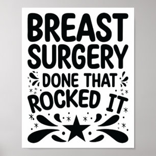 Done That - Breast Cancer Survivor Breast Surgery  Poster