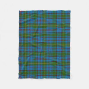 Donegal County Irish Tartan Fleece Blanket