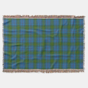Donegal County Irish Tartan Throw Blanket
