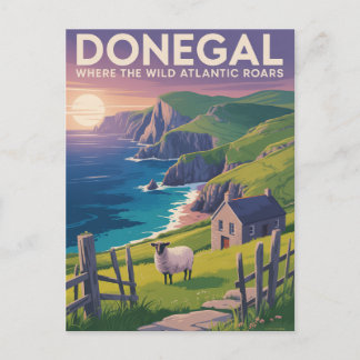 Donegal Ireland Holiday Postcard