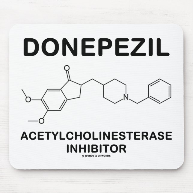 Donepezil Acetylcholinesterase Inhibitor Mouse Mat (Front)