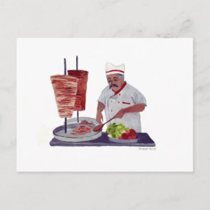 Doner Kebab Postcard