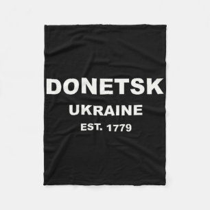 Donetsk Ukraine  Fleece Blanket