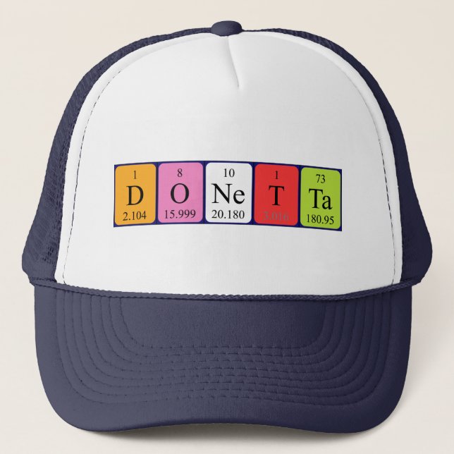 Donetta periodic table name hat (Front)