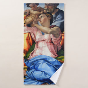 Doni Tondo, Doni Madona (detail), Michelangelo, 15 Bath Towel