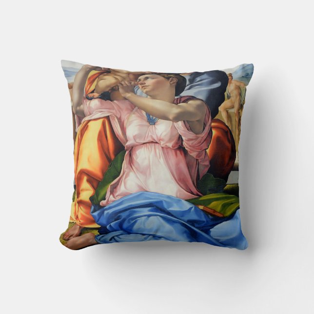 Doni Tondo, Doni Madona (detail), Michelangelo, 15 Cushion (Front)